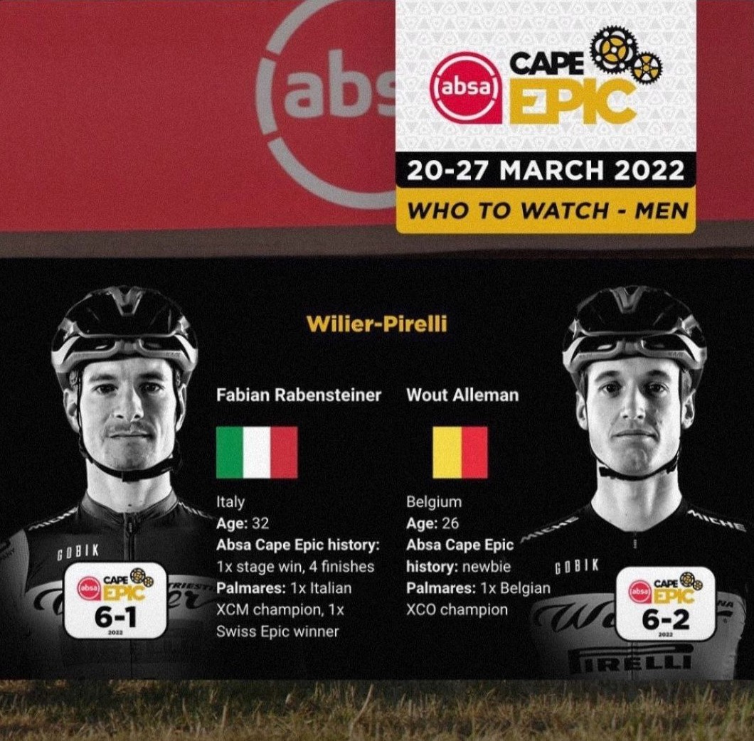 wilier triestina pirelli factory team for cape epic