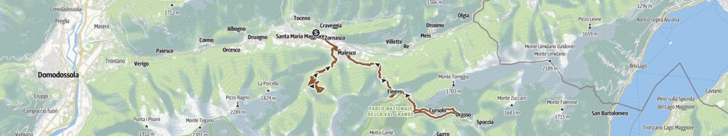 Sentiero ciclabile panoramico nel Parco Nazionale della Valle Grande.