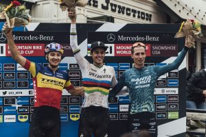 Podio UCI XCC World Cup a Snowshoe