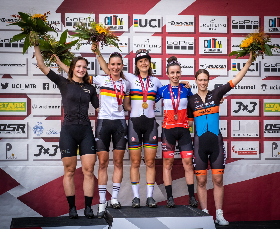 Podio aalen mtb weltcup