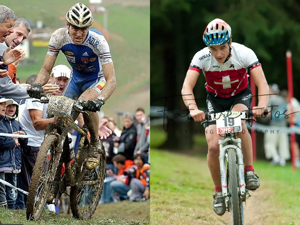 Julien Absalon e Nino Schurter 2004