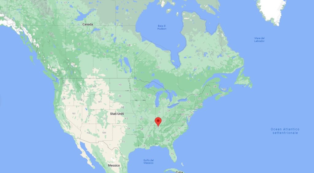 andreani usa mappa