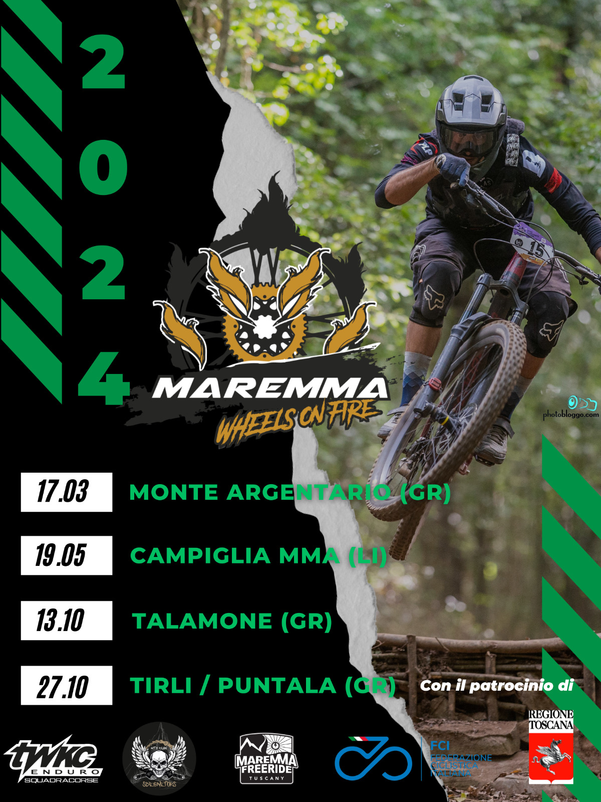 maremma wheels on fire