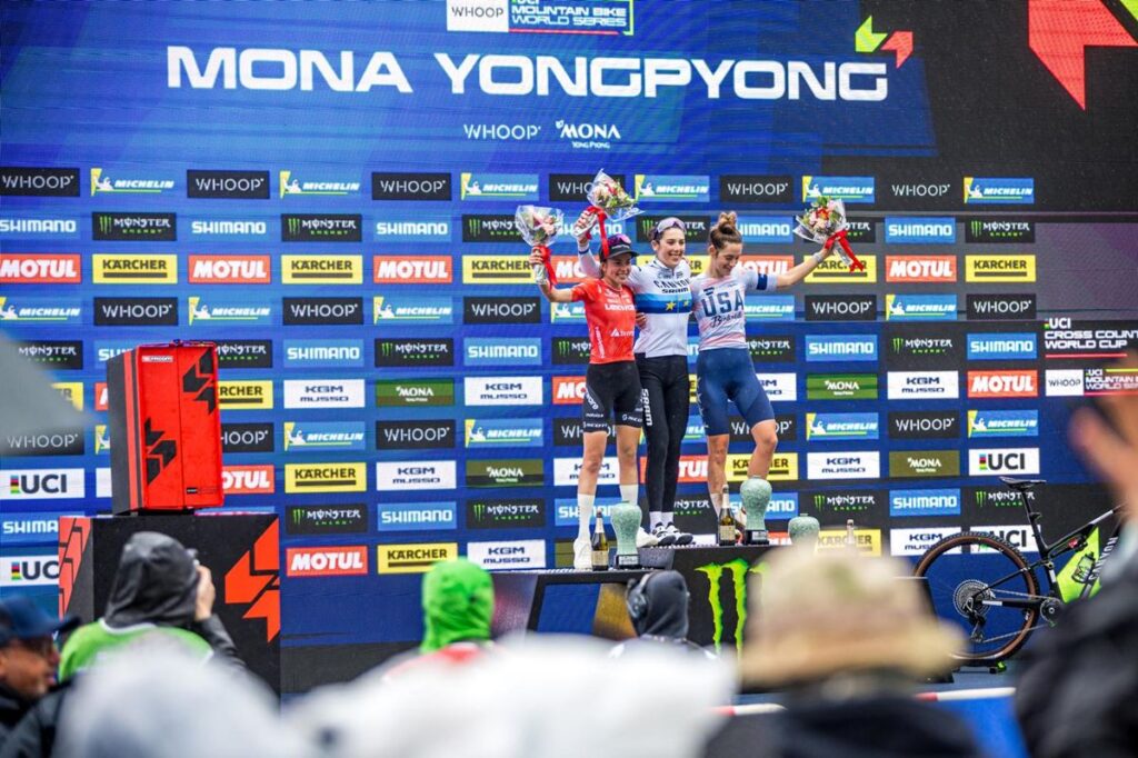 Podio U23 XCO Sud Korea 2026