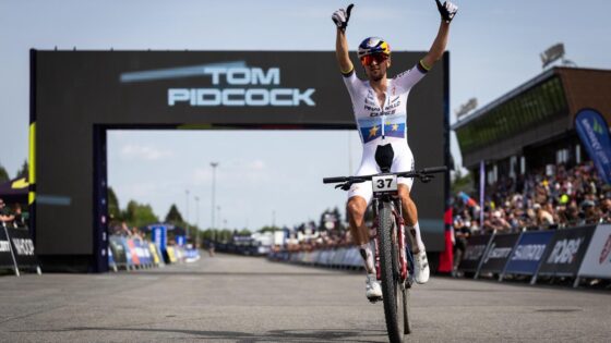 Tom PIDCOCK 🇬🇧 - UCI XCO World Cup - Men Elite winner in Nové Město na Moravě | ©️ WHOOP UCI Mountain Bike World Series / Michal Cerveny