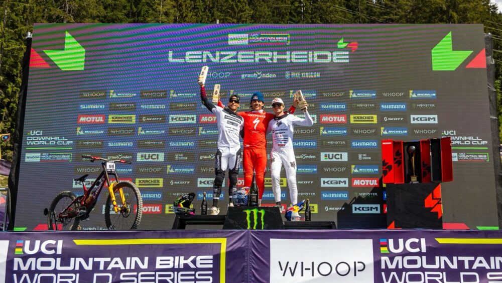 podio world cup uomini lenzerheide dh