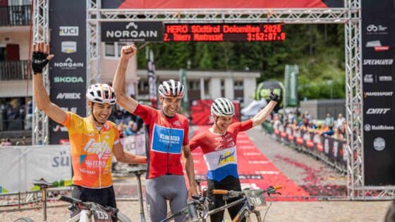 Podio Elite Men, da sinistra: Diego Rosa, David Valero Serrano e Tim Smeenge- ph credit wisthaler.com