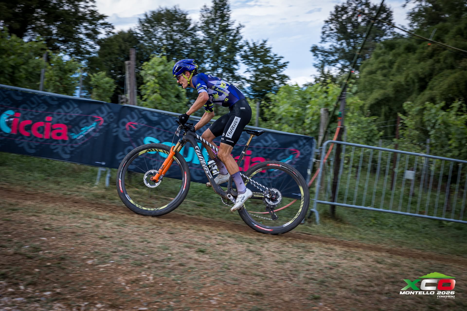 Simone Avondetto in azione
