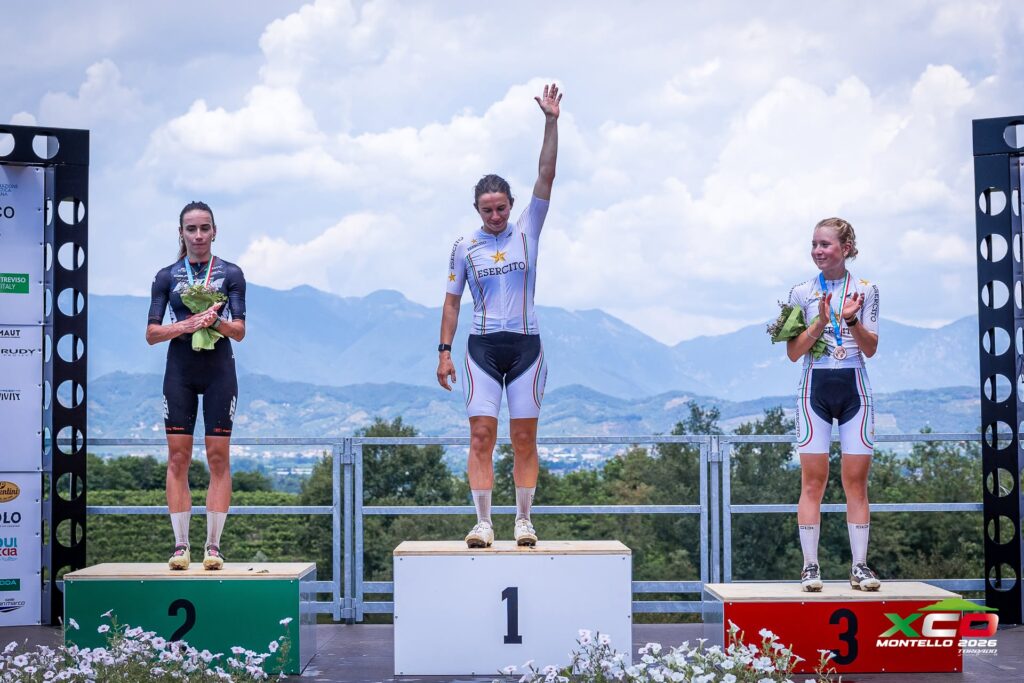Podio Italiani XCO 2026 Elite: Berta, Specia e Cortinovis