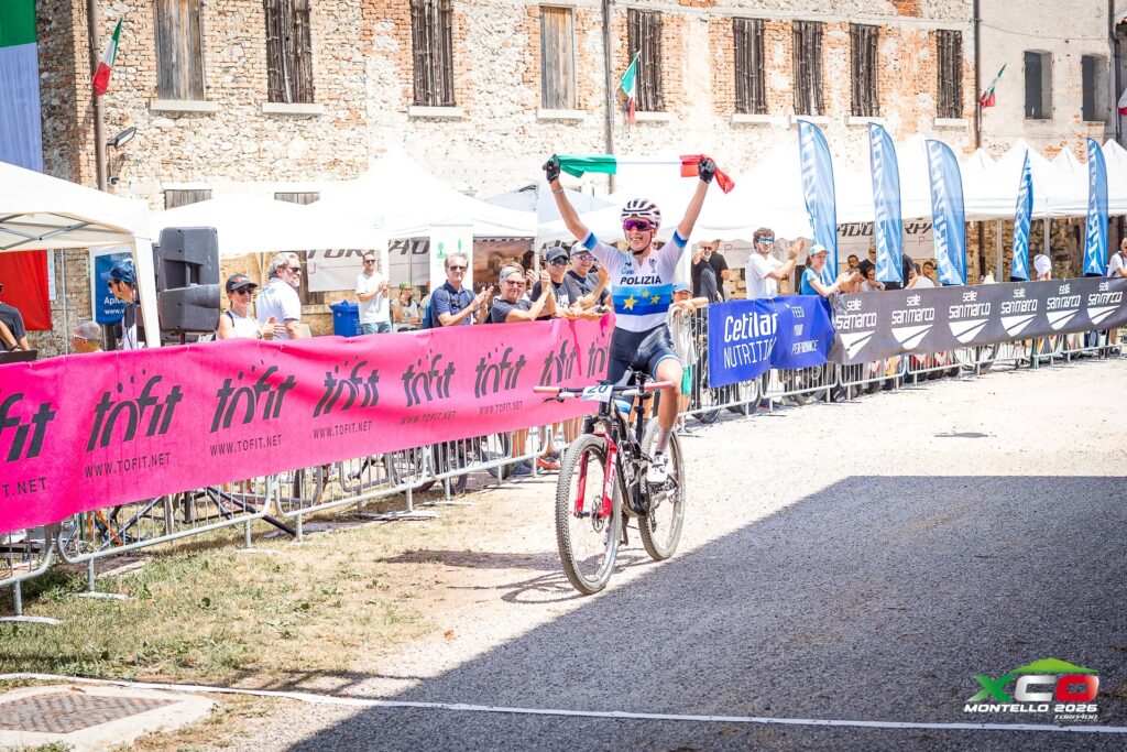 Valentina Corvi campionessa Italiani 2026 XCO U23