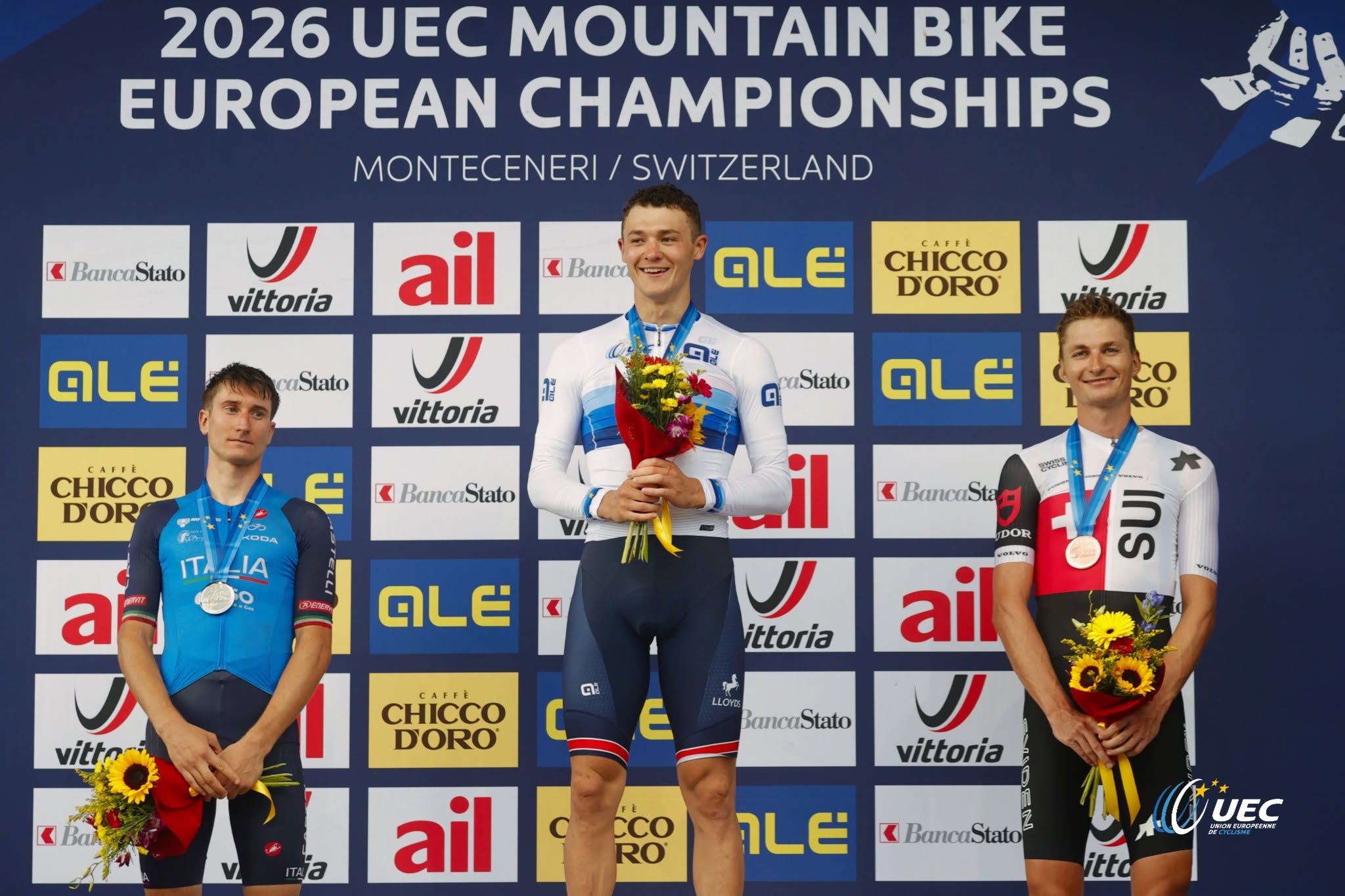 Podio Europei XC 2026