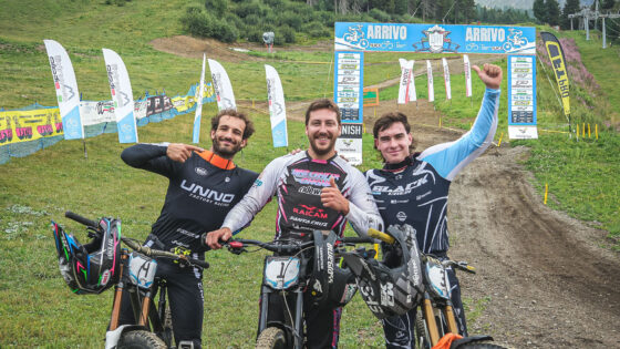 podio bormio coppa italia dh