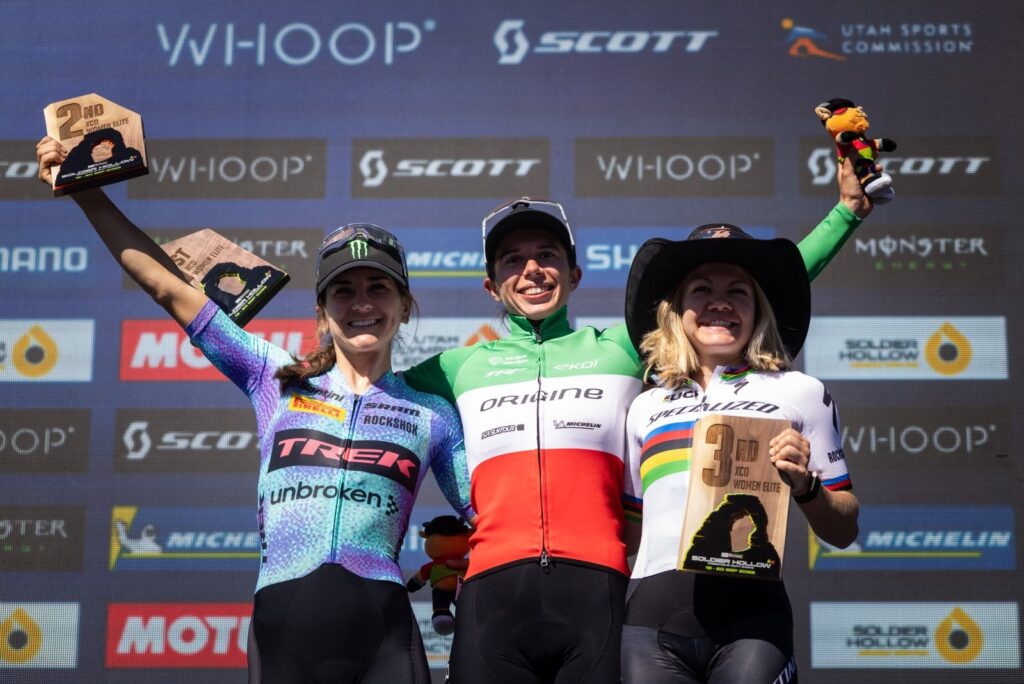 podio coppa del mondo elite w martina berta